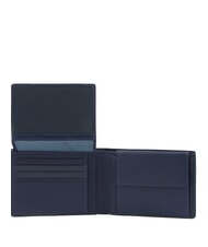 PIQUADRO FINN Medium leather wallet blue - Men&rsquo;s Wallets - 2
