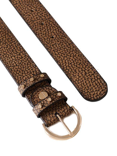 GRAFFITI Belt with studs natural op / black - Belts