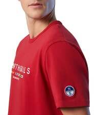 NORTH SAILS PRINT Cotton T-Shirt red lava - T-shirt - 3