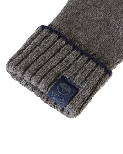 N/S Scarf + Hat Gift Set medium gray melange - Hats