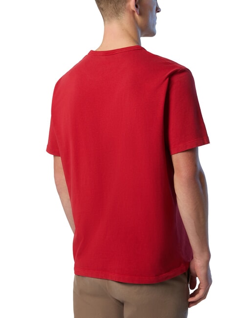 PRINT Cotton T-Shirt red lava - T-shirt