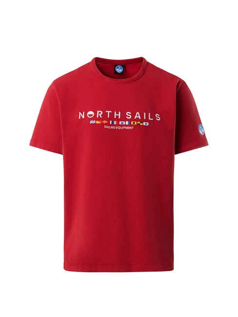 PRINT Cotton T-Shirt red lava - T-shirt