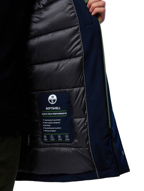 VARBERG Hooded jacket navy blue - Men's Jackets