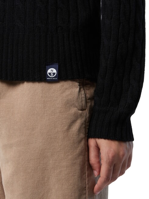 N/S V-neck sweater black - Women's Sweaters