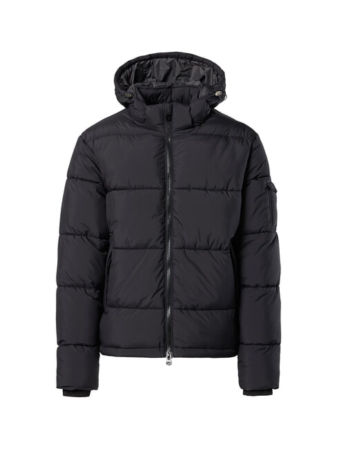BEAM Down jacket with hood black - Men's down jackets