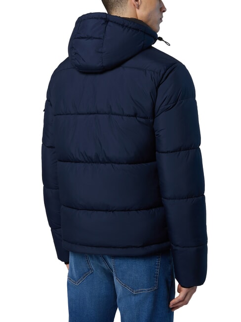 BEAM Down jacket with hood navy blue - Men's down jackets