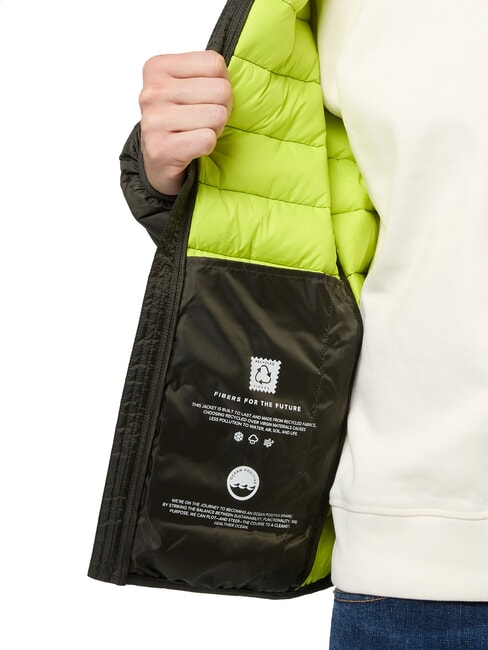 SKYE HOODIE Down jacket with hood forest green - Men's down jackets