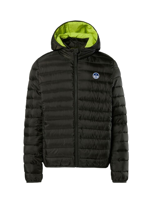 SKYE HOODIE Down jacket with hood forest green - Men's down jackets