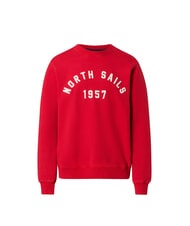 NORTH SAILS GRAPHIC Cotton sweatshirt red - Sweatshirts - 4