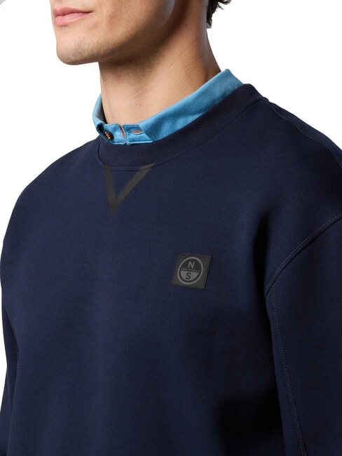 LOGO Crewneck sweatshirt navy blue - Sweatshirts