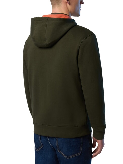 LOGO Full zip hoodie forest green - Sweatshirts