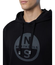 NORTH SAILS GRAPHIC Cotton hoodie black - Sweatshirts - 3