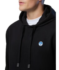 NORTH SAILS ROUND LOGO Cotton hoodie black - Sweatshirts - 3