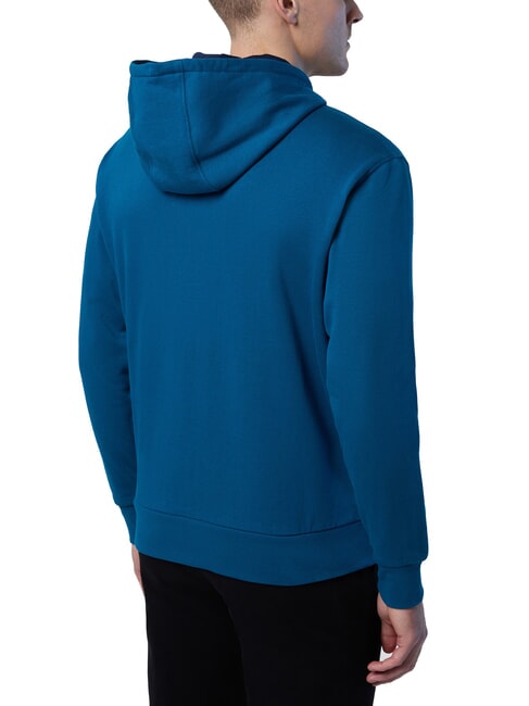 LOGO Full zip hoodie water green - Sweatshirts