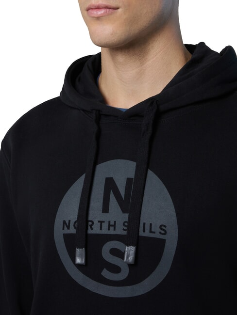 GRAPHIC Cotton hoodie black - Sweatshirts