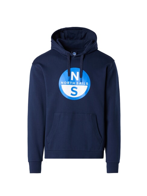 GRAPHIC Cotton hoodie navy blue - Sweatshirts