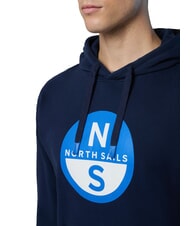 NORTH SAILS GRAPHIC Cotton hoodie navy blue - Sweatshirts - 3