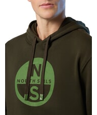NORTH SAILS GRAPHIC Cotton hoodie forest green - Sweatshirts - 3