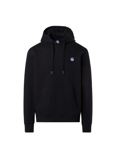 ROUND LOGO Cotton hoodie black - Sweatshirts