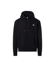 NORTH SAILS ROUND LOGO Cotton hoodie black - Sweatshirts - 4