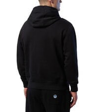 NORTH SAILS ROUND LOGO Cotton hoodie black - Sweatshirts - 2