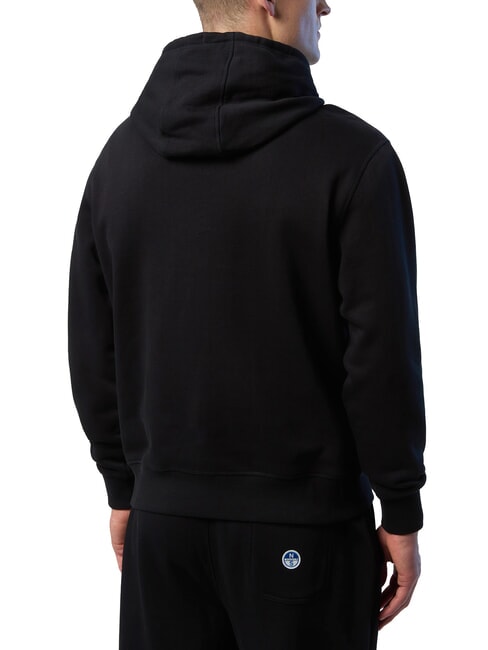 ROUND LOGO Cotton hoodie black - Sweatshirts
