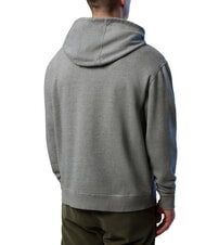 NORTH SAILS ROUND LOGO Cotton hoodie medium gray melange - Sweatshirts - 2