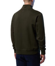 NORTH SAILS LOGO Full zip sweatshirt forest green - Sweatshirts - 3