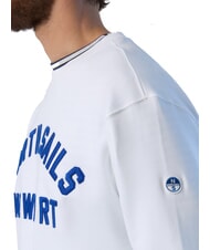 NORTH SAILS NEWPORT Cotton sweatshirt white - Sweatshirts - 3
