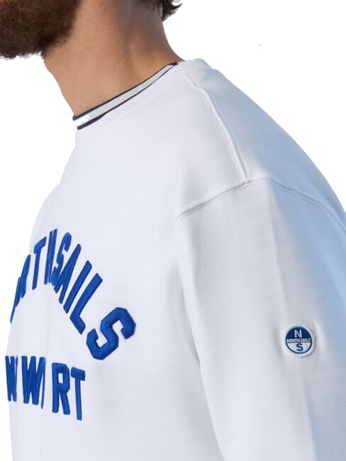 NEWPORT Cotton sweatshirt white - Sweatshirts