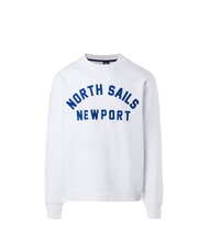 NORTH SAILS NEWPORT Cotton sweatshirt white - Sweatshirts - 4