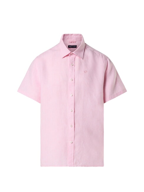 N/S Linen shirt flamingo plume - Men's Shirts