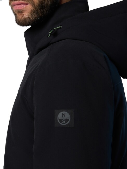 VARBERG Hooded jacket black - Men's Jackets