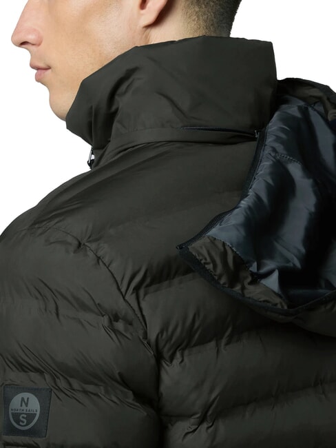 LASER PUFFER Medium length down jacket forest green - Men's down jackets