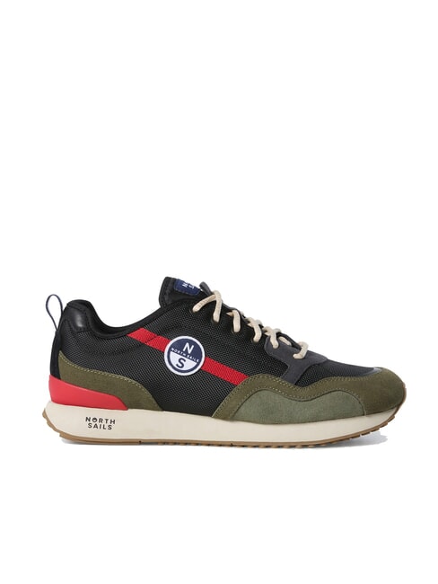 HORIZON JET Sneakers black- military green- red - Men’s shoes