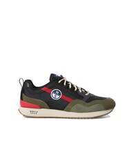 NORTH SAILS HORIZON JET Sneakers black- military green- red - Men’s shoes - 2