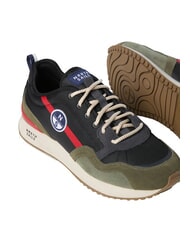 NORTH SAILS HORIZON JET Sneakers black- military green- red - Men’s shoes - 3