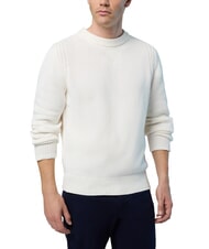 NORTH SAILS N|S Cotton crew neck sweater Marshmallow - Men's Sweaters - 3