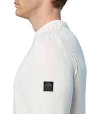 NORTH SAILS N|S Cotton crew neck sweater Marshmallow - Men's Sweaters - 4
