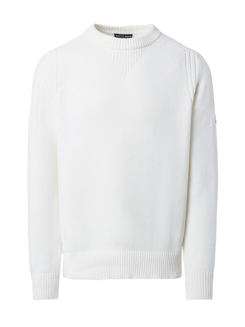 N|S Cotton crew neck sweater Marshmallow - Men's Sweaters