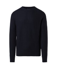 NORTH SAILS N|S Waffle crew neck sweater navy blue - Men's Sweaters - 4