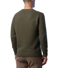 NORTH SAILS N|S Waffle crew neck sweater forest night - Men's Sweaters - 2
