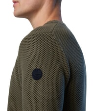 NORTH SAILS N|S Waffle crew neck sweater forest night - Men's Sweaters - 4