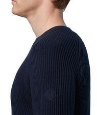 NORTH SAILS N|S Ribbed crew neck sweater navy blue - Men's Sweaters - 3