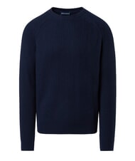 NORTH SAILS N|S Ribbed crew neck sweater navy blue - Men's Sweaters - 4