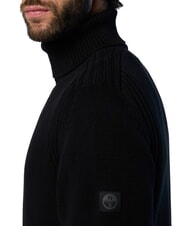 NORTH SAILS N|S Cotton turtleneck sweater black - Men's Sweaters - 3