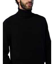 NORTH SAILS N|S Cotton turtleneck sweater black - Men's Sweaters - 4