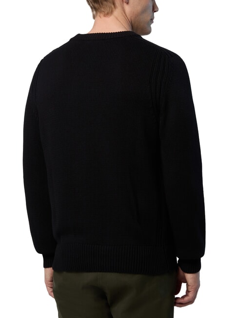 N|S Cotton crew neck sweater black - Men's Sweaters