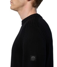 NORTH SAILS N|S Cotton crew neck sweater black - Men's Sweaters - 4