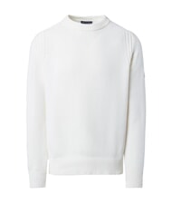 NORTH SAILS N|S Cotton crew neck sweater Marshmallow - Men's Sweaters - 5